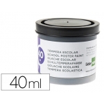 Liderpapel TP65 - Témpera, color negro, bote de 40 ml