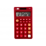 Liderpapel XF11 - Calculadora de bolsillo, 8 dígitos, color rojo
