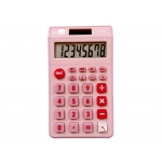 Liderpapel XF12 - Calculadora de bolsillo, 8 dígitos, color rosa