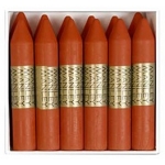 Manley 68 - Ceras blandas, caja de 12 unidades, color tierra sombra tostado