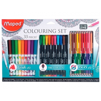 Maped 897417 - Set de dibujo mandalas, 33 piezas