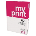 My Print - Papel, A4, 80 gramos, paquete de 500 hojas (32 cajas - 160 paquetes)