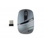 Ngs ASHDUAL - Ratón óptico inalámbrico, color grafito mate