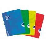 Oxford OpenFlex - Libreta grapada, tamaño A5, tapa de plástico, 48 hojas de 90 gr, rayado horizontal, doble margen, colores surtidos