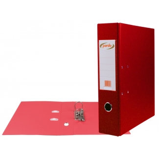 Pardo 245002 - Archivador de palanca, tamaño folio, lomo ancho, color rojo