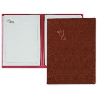 Pardo 435006 - Porta menús, tamaño 230 x 315 x 10 mm, con 4 fundas, color marrón