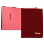Pardo 87505 - Portafirmas, 18 departamentos, color burdeos