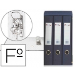 Pardo 924303 - Módulo de 3 archivadores, tamaño folio, 2 anillas de 40 mm, color azul