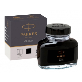Parker 1950375 - Tinta estilográfica, frasco de 57 ml, color negro