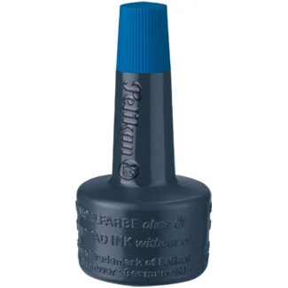 Pelikan 351213 - Tinta para tampón, frasco de 28 ml, color azul