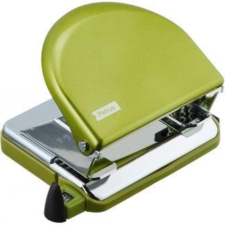 Petrus 52 wow - Taladrador metálico, perfora hasta 20 hojas, color verde metalizado