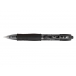 Pilot G-2 XS Pixie - Bolígrafo mini de tinta de gel, punta redonda de 0,7 mm, retráctil, sujeción de caucho, color negro