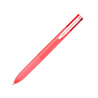 Pilot NSG4RS - Bolígrafo 4 colores, tinta de aceite, punta redonda de 1 mm, cuerpo de color rosa, tinta azul, negro, rojo y verde