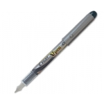 Pilot V-Pen Silver - Pluma desechable, trazo de 0,4 mm, color negro