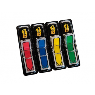 Post-it 684-ARR3 - Banderitas separadoras flechas, pack de 4, colores amarillo, azul, rojo y verde