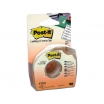 Post-it 658-HD - Cinta adhesiva, 6 lineas en portarrollo especial para ocultar y etiquetar, 25 mm x 18 mt