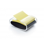 Post-it PRO-B-1SSCY-R330 - Dispensador de notas adhesivas + 1 bloc de 100 hojas de 76 x 76, color negro / transparente