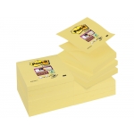 Post-it Super Sticky R330-12SS-CY - Bloc de notas adhesivas, 76 x 76 mm z-notes, color amarillo canario, pack de 12 blocs de 100 hojas