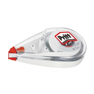 Pritt 2038183 Roller Mini - Cinta correctora, 4,2 mm x 7 m, aplicación frontal