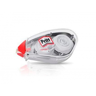 Pritt 2111958 Roller Compact - Cinta correctora, 6 mm x 10 m, aplicación frontal