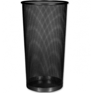 Q-Connect KF00829 - Paragüero metálico de rejilla, color negro