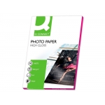 Q-Connect KF02772- Papel foto glossy, A4, 260 gramos, bolsa de 50 hojas