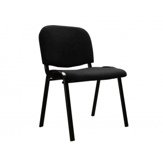 Q-Connect KF10881 - Silla confidente, color negro
