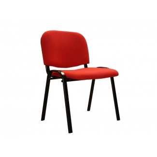 Q-Connect KF10882 - Silla confidente, color rojo