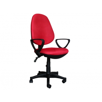 Q-Connect KF10898 - Silla de oficina, color rojo
