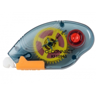 Q-Connect KF10946 - Pegamento roller, permanente, 6,5 mm x 8,5 mt