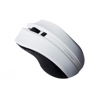 Q-Connect KF10970 - Ratón óptico inalámbrico, color blanco