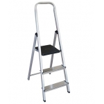 Q-Connect KF11141 - Escalera de aluminio, 3 peldaños