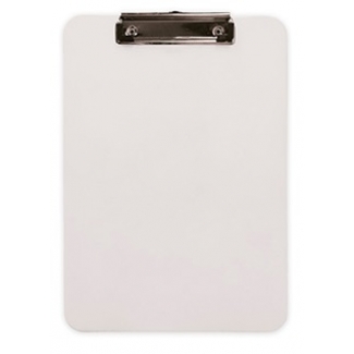 Q-Connect KF11245 - Portanotas de plástico, formato A4, color blanco