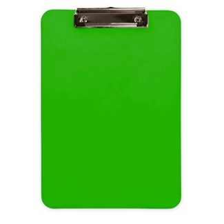 Q-Connect KF11246 - Portanotas de plástico, formato A4, color verde