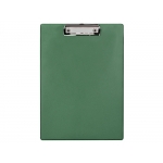 Q-Connect KF14408 - Portanotas de plástico, formato A4, color verde oliva, grosor 2,1 mm.