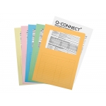 Q-Connect KF15249 - Subcarpeta con ventana transparente, A4, 120 gr/m2, colores surtidos