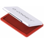 Q-Connect KF15441- Tampón número 1, tamaño 126 x 81 mm, color rojo