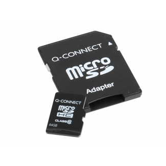 Q-Connect KF16128 - Memoria micro SD, 64 GB, 2.0