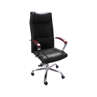 Q-Connect KF16533 - Silla de dirección, color negro