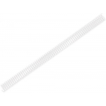 Q-Connect KF17130 - Espiral metálico, paso 5:1, diámetro de 20 mm, para 160 hojas, caja de 100, color blanco