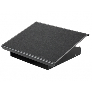 Q-Connect KF17950 - Reposapiés ajustable, metálico