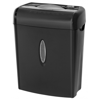 Q-Connect KF17970 - Destructora de papel, corte en partículas, destruye hasta 6 hojas, papelera de 14 litros