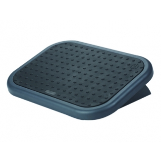 Q-Connect KF17985 - Reposapiés ajustable, color negro