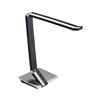 Q-Connect KF18754 - Lámpara de oficina, color negro y blanco