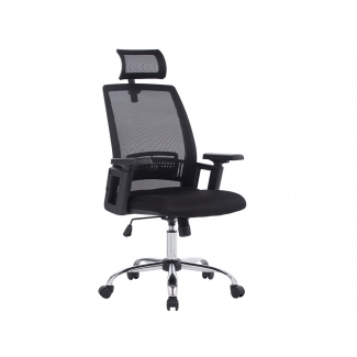 Q-Connect KF19024 - Silla de dirección, color negro