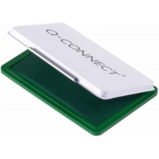 Q-Connect KF25210 - Tampón número 2, tamaño 110 x 70 mm, color verde