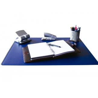 Q-Connect KF26805 - Vade de sobremesa, 50 x 63 cm, color azul