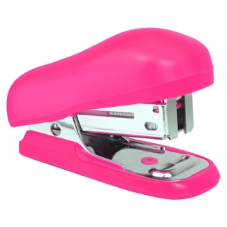 Rapesco Bug Mini 1412 - Grapadora de bolsillo, 12 hojas de capacidad, usa grapas 26/6 - 24/6, color rosa
