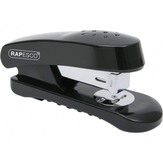 Rapesco Snapper R53800B1 - Grapadora de sobremesa, 20 hojas de capacidad, usa grapas 24/6 - 26/6, color negro