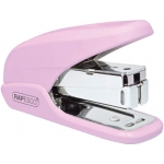 Rapesco X5 Mini 1337 - Grapadora de bolsillo, 20 hojas de capacidad, usa grapas 26/6 - 24/6, color rosa